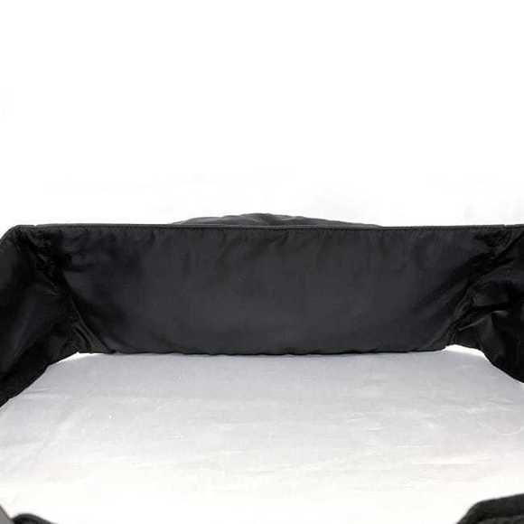 Prada Body Bag Black Tessuto 2VL132 Belt Nylon PRADA Triangle Plate Waist Pou... - Picture 6 of 10